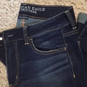 American Eagle size 8 Super stretch jeans